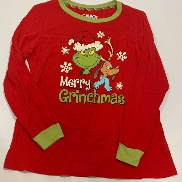 Merry Grinchmas Long Sleeve T Shirt - Picture 1 of 4